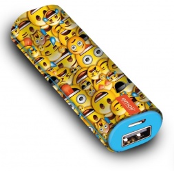 Cargador Portátil Acteck  PowerBank EM-01001, 2000mAh, Azul 