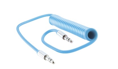 Acteck Cable Flexible AF-100, 3.5mm Macho - 3.5mm Macho, 1 Metro, Azul 