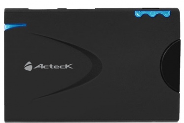 Acteck Lector de Memoria y Hub, USB 2.0, 480 Mbit/s, Negro 