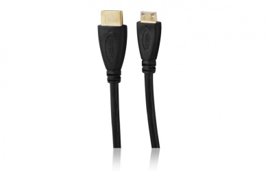 Acteck Cable HDMI Macho - Mini HDMI Macho, 1.5 Metros, Negro 