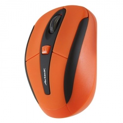Mini Mouse Acteck Óptico Xplotion 550, Inalámbrico, USB, 1600DPI, Naranja 