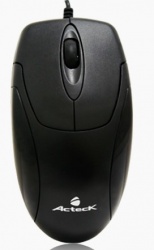 Mouse Acteck Óptico MO-200, Alámbrico, USB, 1000DPI, Negro 