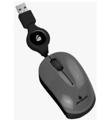 Mini Mouse Acteck Óptico AM-400, USB, 1000DPI, Gris 