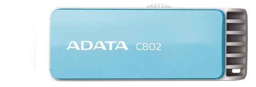 Memoria USB Adata C802, 16GB, USB 2.0, Azul Claro 