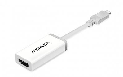 Adata Adaptador USB C Macho - HDMI Hembra, Blanco 