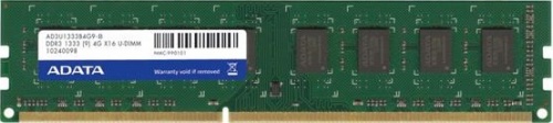 Memoria RAM Adata DDR3, 1333MHz, 2GB, Non-ECC 