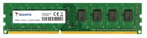 Memoria RAM Adata DDR3, 1600MHz, 2GB, CL11 