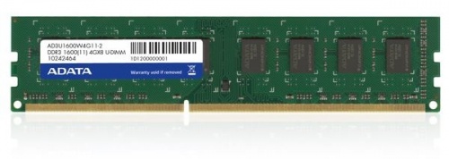 Memoria RAM Adata DDR3 Serie Premier, 1600MHz, 4GB, CL11 