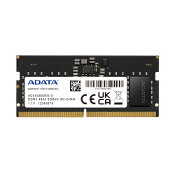 Memoria RAM Adata AD5S48008G-S DDR5, 4800MHz, 8GB, On-Die ECC, CL40, SO-DIMM 