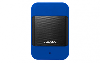 Disco Duro Externo Adata HD700, 2TB, USB 3.0, Azul/Negro, A Prueba de Agua, Polvo y Golpes - para Mac/PC 