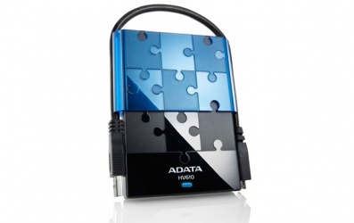 Disco Duro Externo Adata DashDrive HV610 2.5'', 1TB, USB 3.0, 5400RPM, Negro/Azul - para Mac/PC 