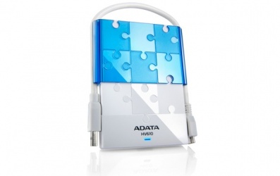 Disco Duro Externo Adata DashDrive HV610 2.5'', 1TB, USB 3.0, 5400RPM, Azul/Blanco - para Mac/PC 