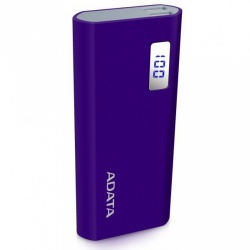Cargador Portátil Adata Power Bank P12500D, 12.500mAh, Purpura 
