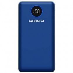 Cargador Portátil Adata Power Bank P20000QCD, 20Ah, Azul  