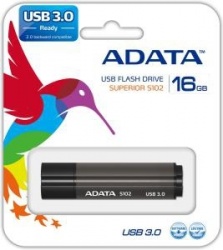 Memoria USB Adata S102 Pro, 16GB, USB 3.0, Gris 