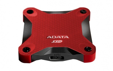 SSD Adata SD600, 512GB, USB C, Rojo, A Prueba de Golpes 