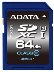 Memoria Flash Adata Premier, 64GB SDXC UHS-I Clase 10 