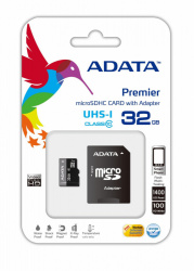 Memoria Flash Adata, 32GB microSDHC UHS-I Clase 10, con Adaptador, 20 Piezas 