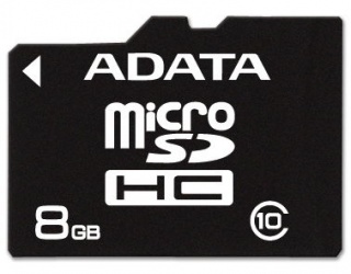 Memoria Flash Adata, 8GB microSDHC, Clase 10 