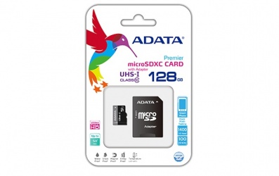 Memoria Flash Adata Premier, 128GB microSDXC UHS-I Clase 10, con Adaptador 