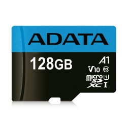 Memoria Flash Adata Premier, 128GB MicroSDXC UHS-I Clase 10, con Adaptador 