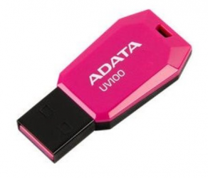 Memoria USB Adata DashDrive UV100, 16GB, USB 2.0, Rosa 