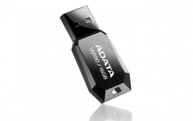 Memoria USB Adata DashDrive UV100, 4GB, USB 2.0, Negro 