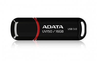 Memoria USB Adata DashDrive UV150, 16GB, USB 3.0, Negro 