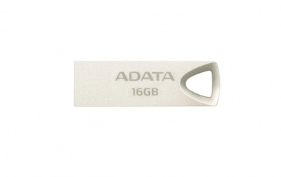 Memoria USB Adata UV210, 16GB, USB 2.0, Dorado Metálico 