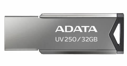 Memoria USB Adata UV250, 32GB, USB-A 2.0, Plata 