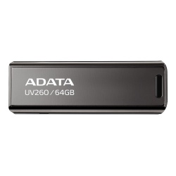 Memoria USB Adata UV260, 64GB, USB 2.0, Negro 
