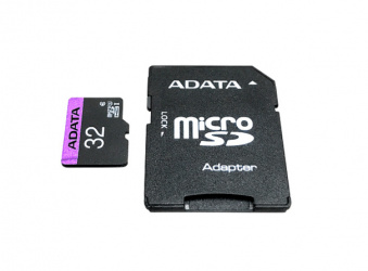 Memoria Flash Adata, 32GB MicroSDHC UHS-I Clase 10, con Adaptador 