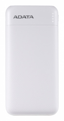 Cargador Portátil Adata Power Bank PC100-14WH, 10.000mAh, Blanco  