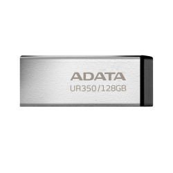 Memoria USB Adata UR350, 128GB, USB A 3.2, Lectura 100 MB/s, Metal 