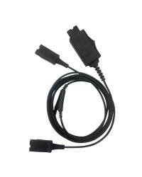 Addasound Cable de Entrenamiento Y DN3602, 1x QD, Negro 