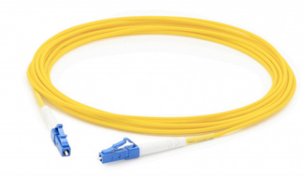 Addon Cable Fibra Óptica Monomodo OS2 LC Macho - LC Macho, Núcleo 9µm, Cubierta 125µm, 20 Metros, Amarillo 