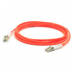 Addon Cable Fibra Óptica Multimodo OM2 LC Macho - LC Macho, Núcleo 50µm, Cubierta 125µm, 2 Metros, Naranja 