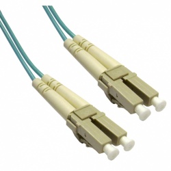 AddOn Cable Fibra Óptica Duplex OM4 LC Macho - LC Macho, 7 Metros, Aqua 