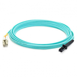 Addon Cable Fibra Óptica Multimodo OM3 LC Macho - MT-RJ Macho, Núcleo 50µm, Cubierta 125µm, 5 Metros, Azul 