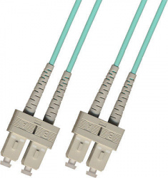 Addon Cable Fibra Óptica Multimodo OM4 ST Macho - SC Macho, Núcleo 50µm, Cubierta 125µm, 6 Metros, Azul 