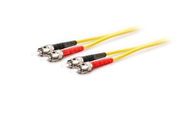 AddOn Cable Fibra Óptica OS2 Dúplex ST Macho - ST Macho, 10 Metros,  Amarillo 