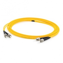AddOn Cable Fibra Óptica OS2 Dúplex ST Macho - ST Macho, 15 Metros,  Amarillo 