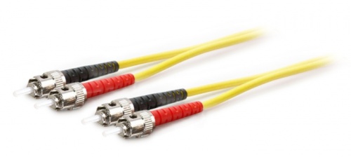 AddOn Cable Fibra Óptica OS2 Dúplex ST Macho - ST Macho, 5 Metros,  Amarillo 