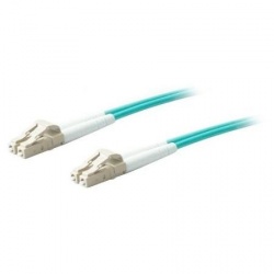 AddOn Cable Fibra Óptica OM4 Dúplex ST Macho - ST Macho, 7 Metros, Aqua 