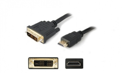 AddOn Adaptador HDMI Macho - DVI-D Macho, Negro, 5 Piezas 