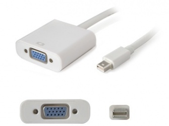 AddOn Adaptador Mini DisplayPort Macho - VGA Hembra, Blanco 