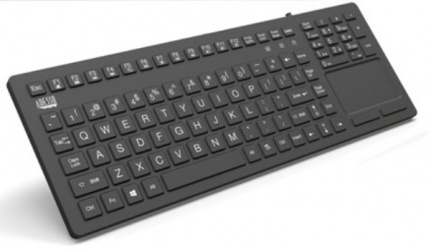 Teclado Adesso AKB-270UB, Alámbrico, USB, Negro (Inglés) 