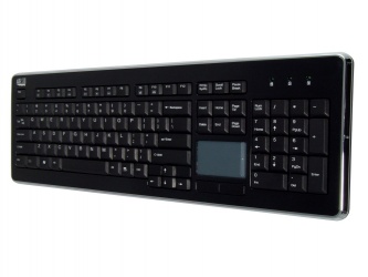 Teclado Adesso AKB-440UB, Alámbrico, USB, Negro (Inglés) 