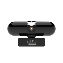 Adesso Webcam CyberTrack H7, 4 Megapíxeles, 2560 x 1440 Píxeles, USB 2.0, Negro 