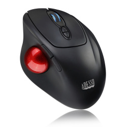 Mouse Ergonómico Adesso iMouse T30, Inalámbrico, Trackball, 4.800DPI, RF Inalámbrico, Negro  